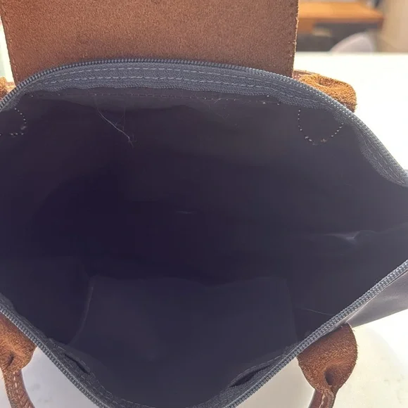 Longchamp Blue/Gray small tote - Picture 7 of 15